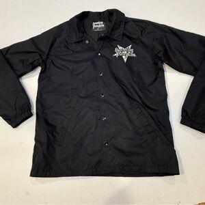 Black Windbreaker Jacket